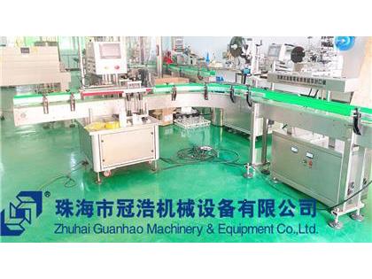 旋蓋機，鋁箔封口機，貼標機，噴碼機，整套生產(chǎn)線(xiàn)已完成生產(chǎn)送貨至客戶(hù)公司